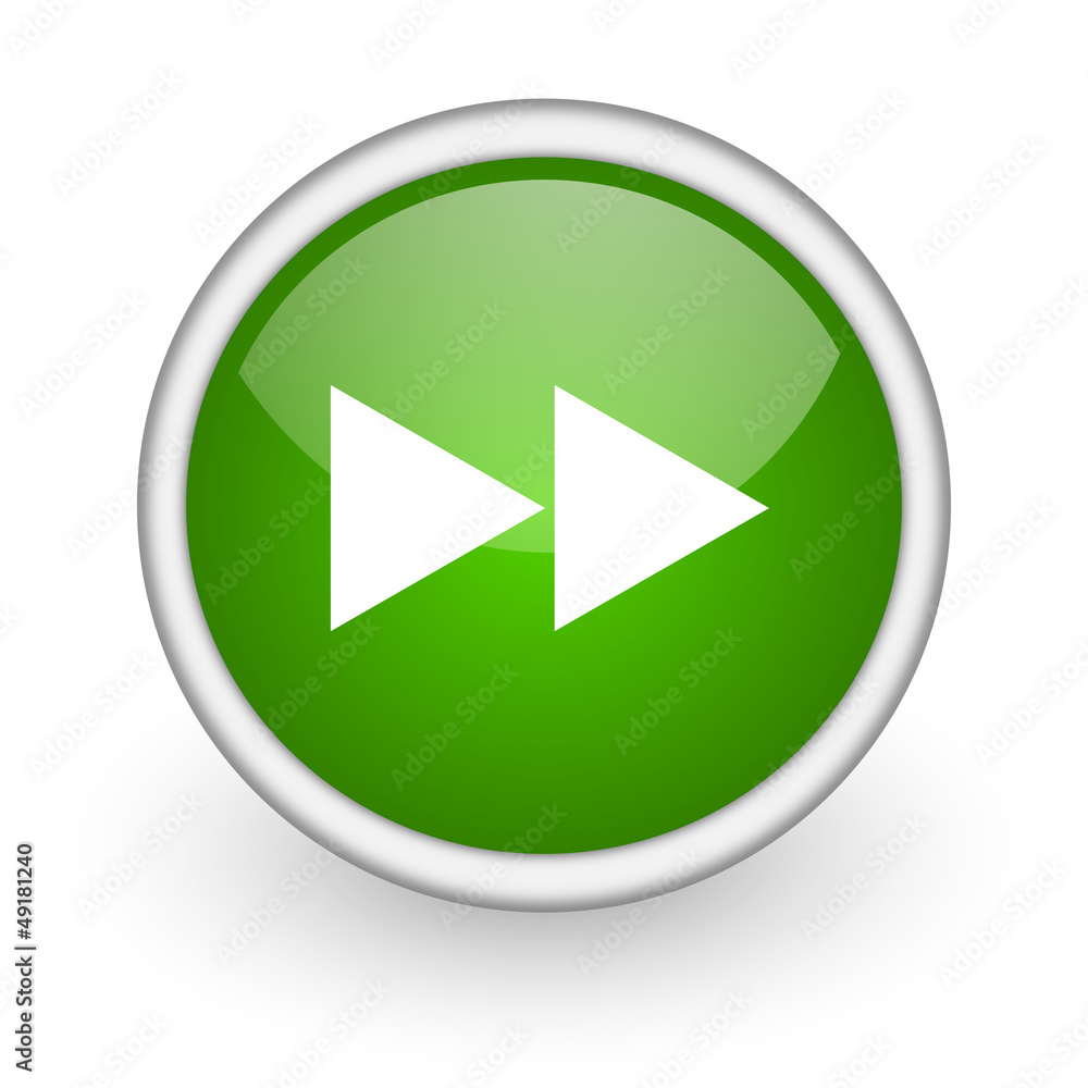 scroll green circle glossy web icon on white background scroll green circle glossy web icon on white background