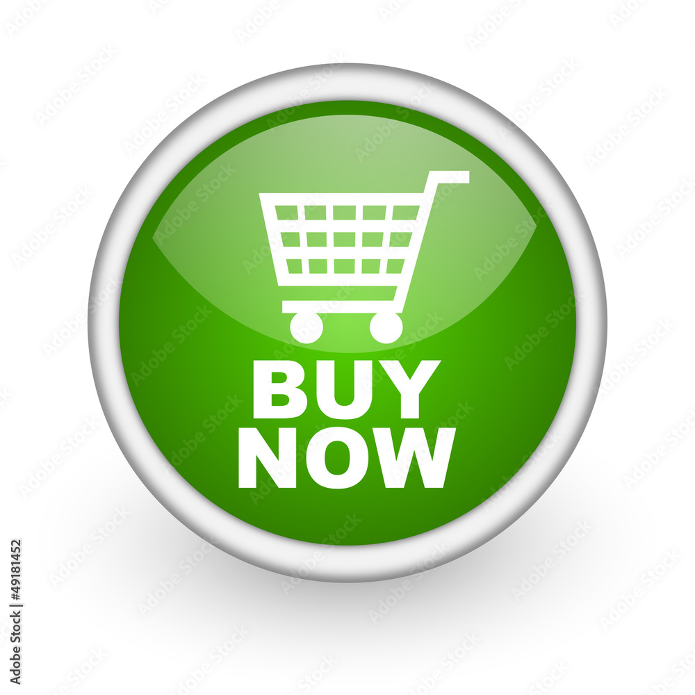 buy now green circle glossy web icon on white background buy now green circle glossy web icon on white background