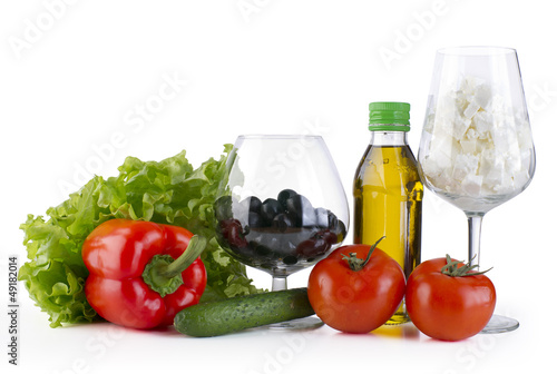 Fototapeta Naklejka Na Ścianę i Meble -  ingredients for a salad