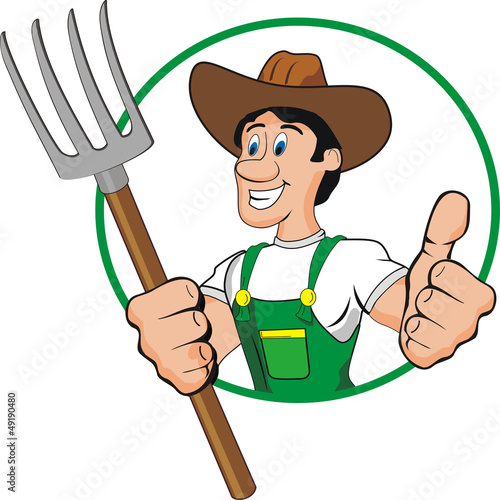 farmer man cartoon