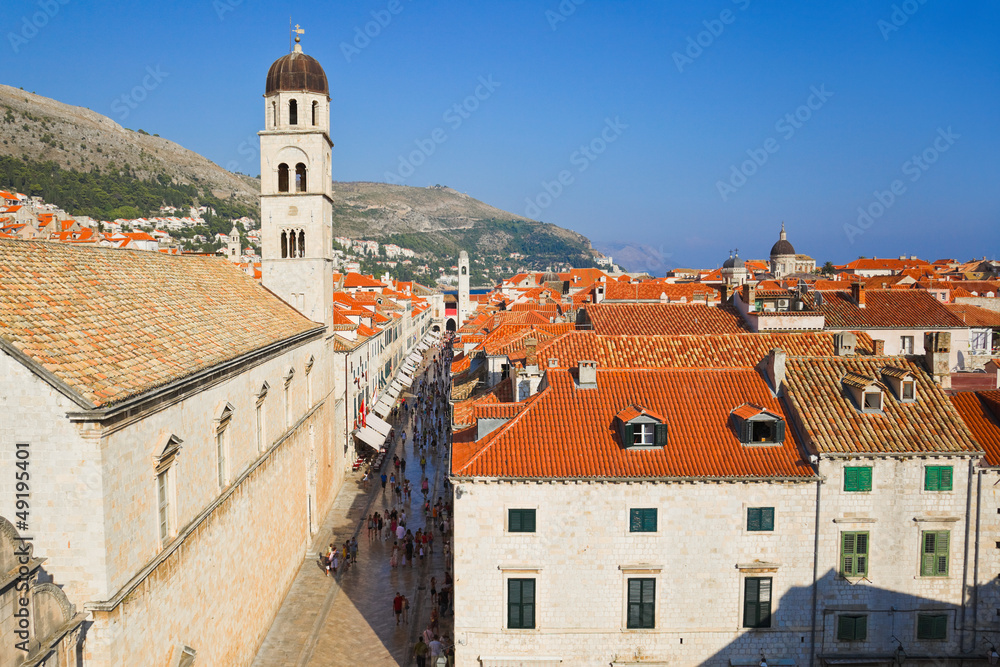 Town Dubrovnik in Croatia