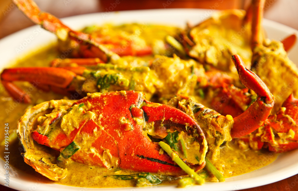 fried crab curry fried crab curry