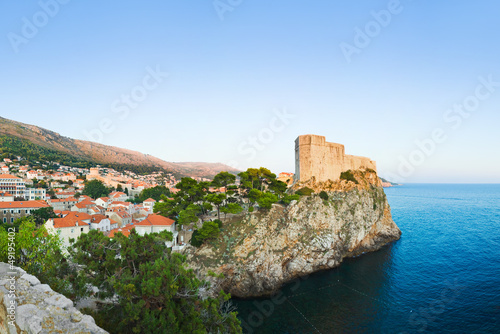 Panorama of Dubrovnik  Croatia