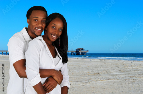 Couple At Beach