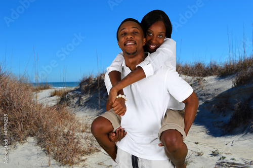 Couple At Beach