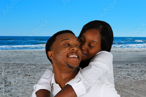 Couple At Beach