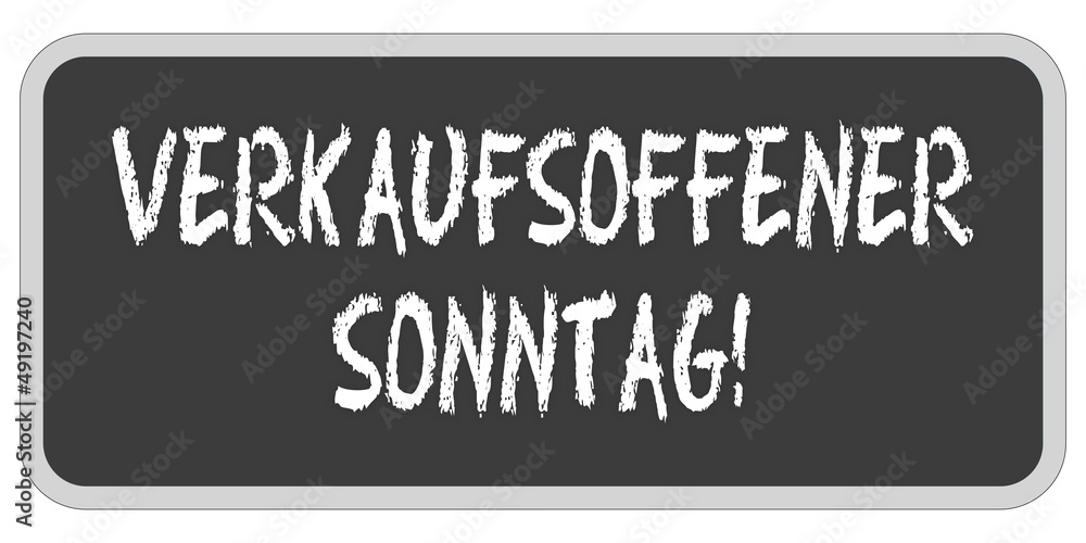 TF-Sticker eckig oc VERKAUFSOFFENER SONNTAG!