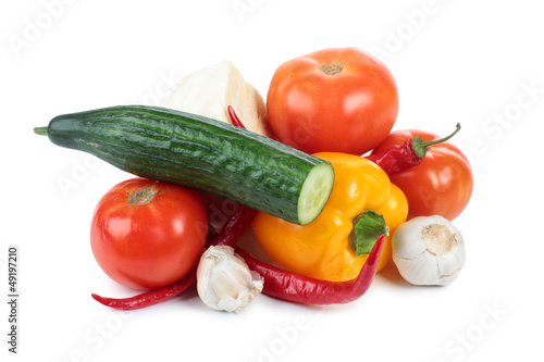 Raw vegetables