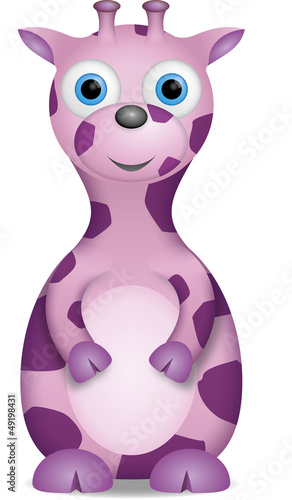 kleine rosa Giraffe