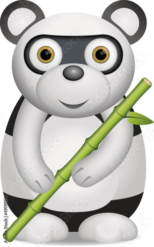 kleiner schwarz-weißer Pandabär