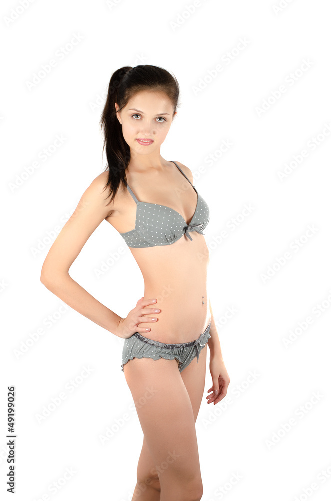 Beautiful girl in a underwear Beautiful girl in a underwear