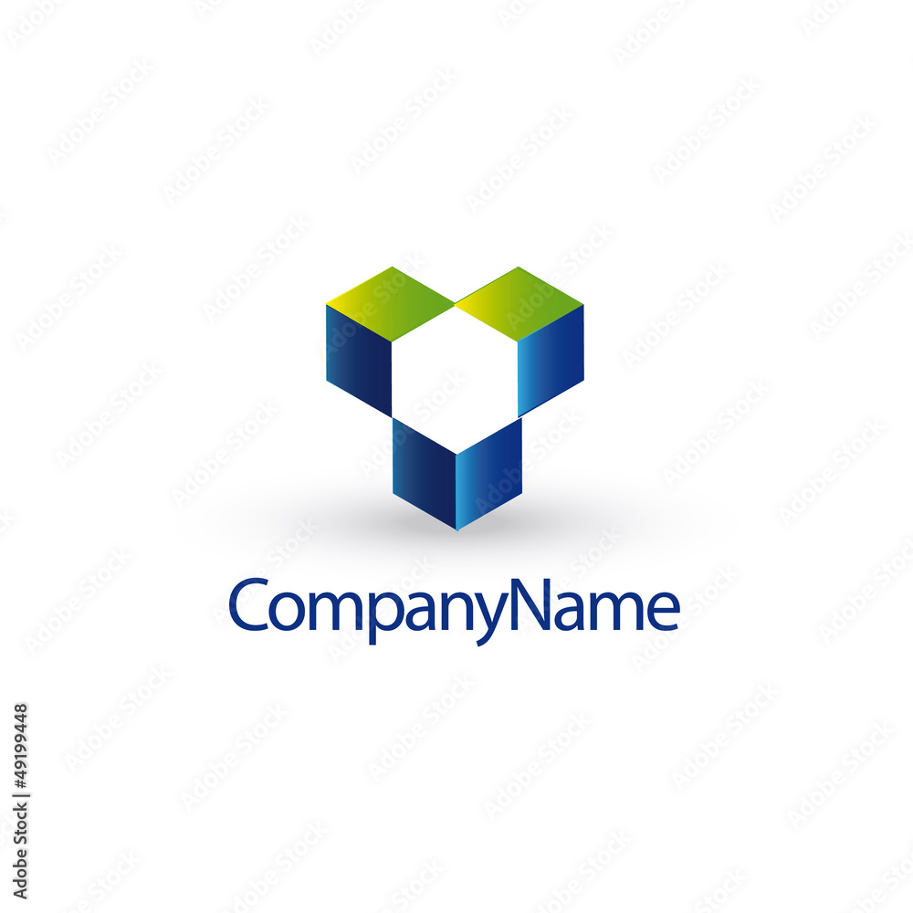 Logo cube 3D Logo cube 3D