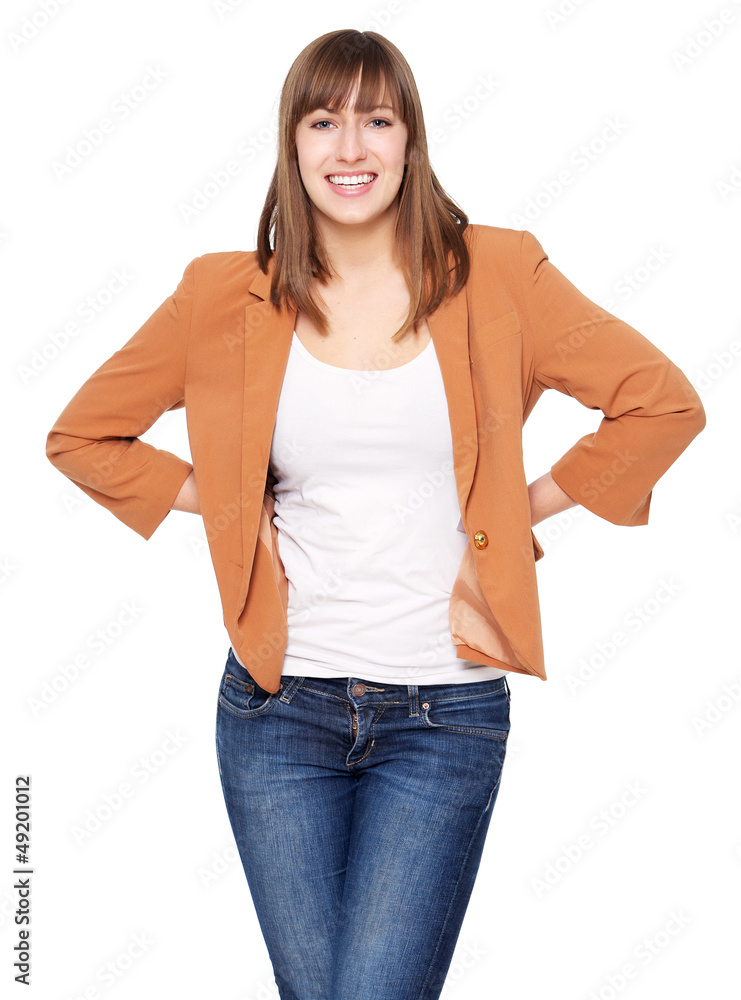 Fototapeta premium Portrait of an Attractive Young Woman