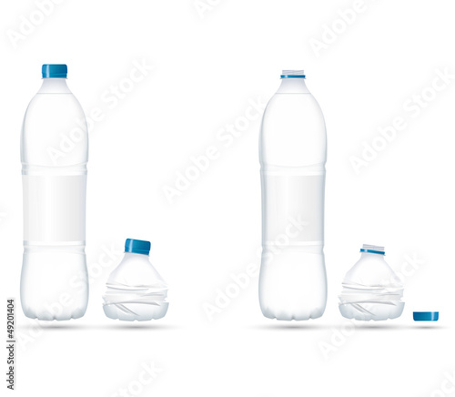 Water Bottle Compact with transparency