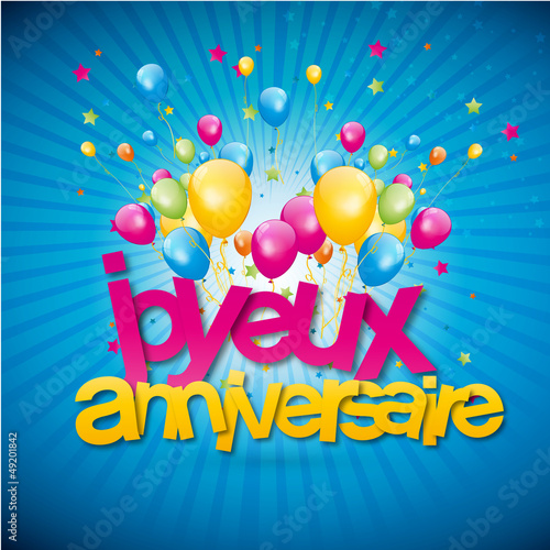 carte d'anniversaire