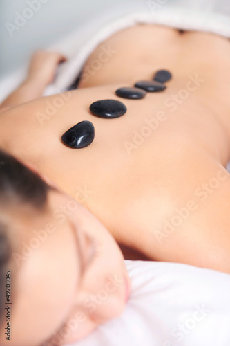 Hot stone treatment
