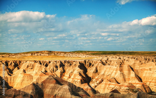 Obraz na płótnie Scenic view at Badlands National Park, South Dakota, USA w salonie