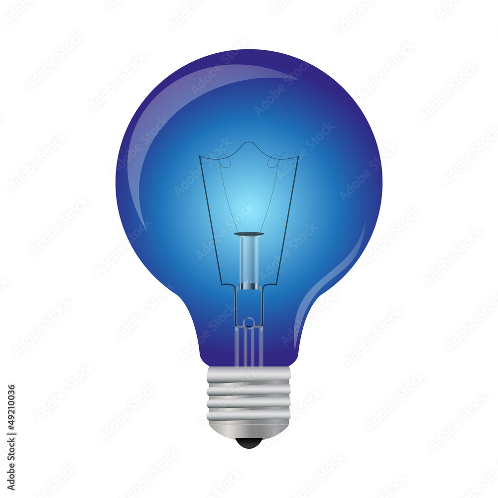 Blue light bulb Blue light bulb