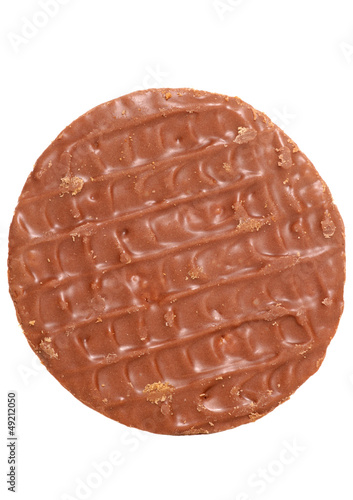 Bilde på lerret Chocolate digestive biscuit