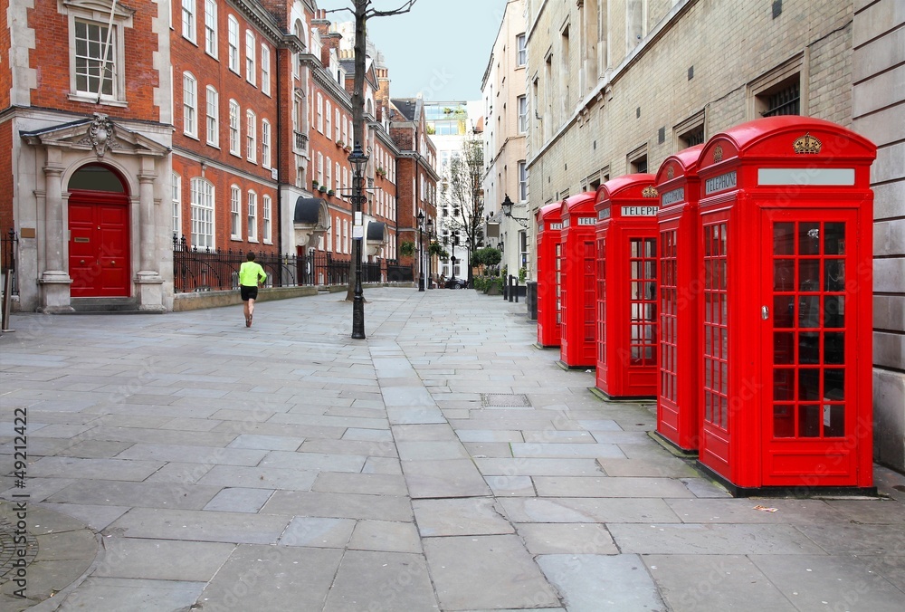 Obraz premium London - Broad Court street