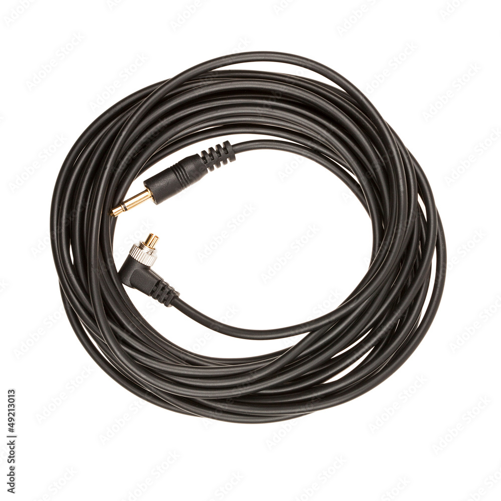 Flash synchronization cable Flash synchronization cable