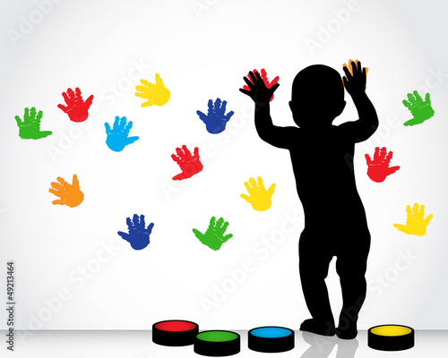 children's handprint