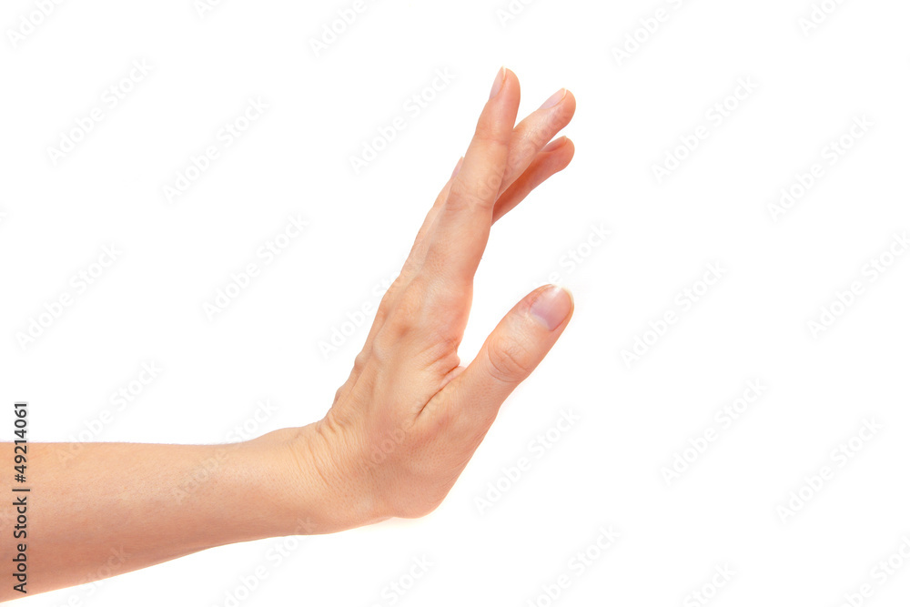 Stop hand gesture Stop hand gesture