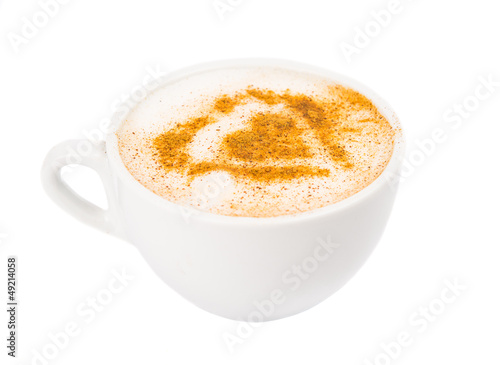 A Cup of Cappuccino with Froth, Cinnamon