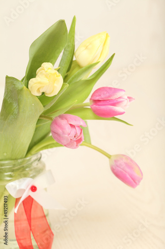 Wallpaper Mural Tulips on a table Torontodigital.ca