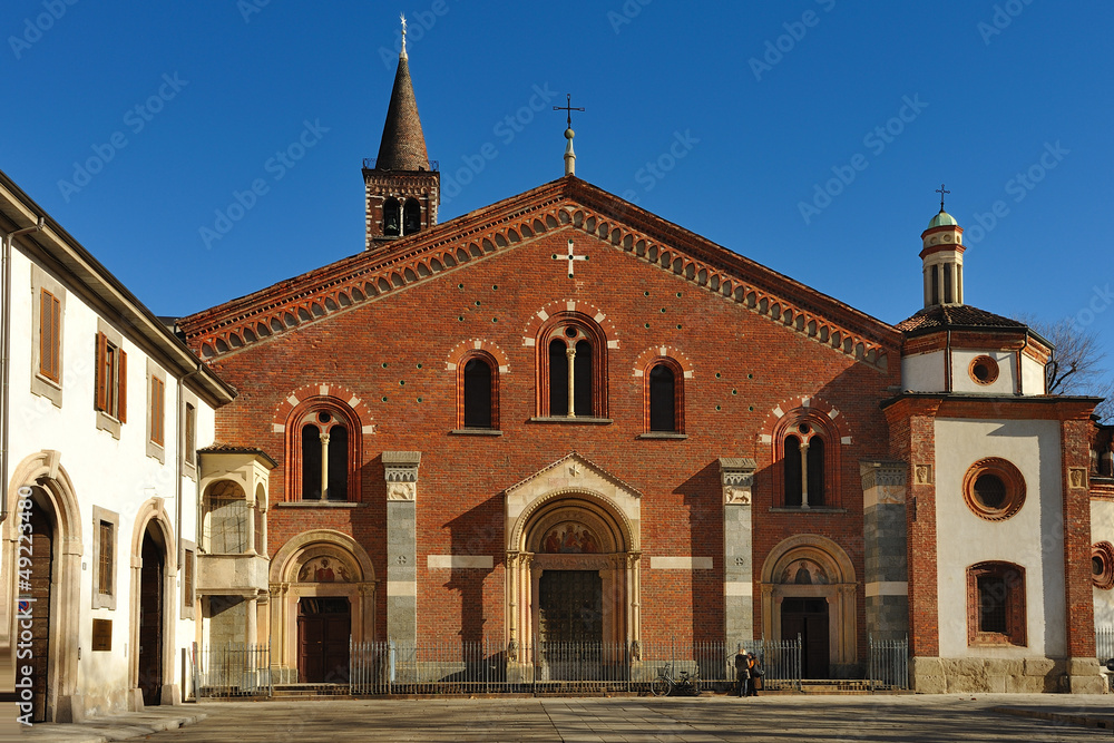 Naklejka premium Milano Chiesa di Sant Eustorgio