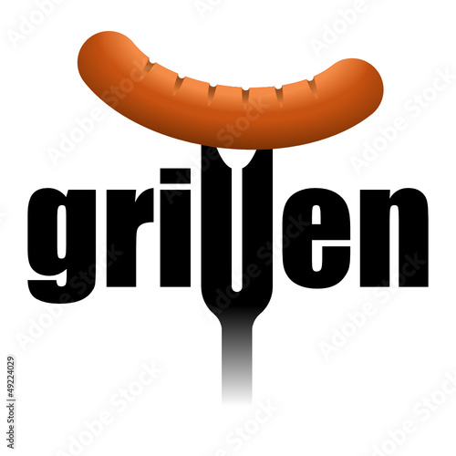 schriftzug grillen I