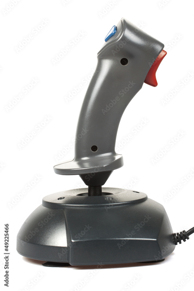 Joystick isolated on white background Joystick isolated on white background