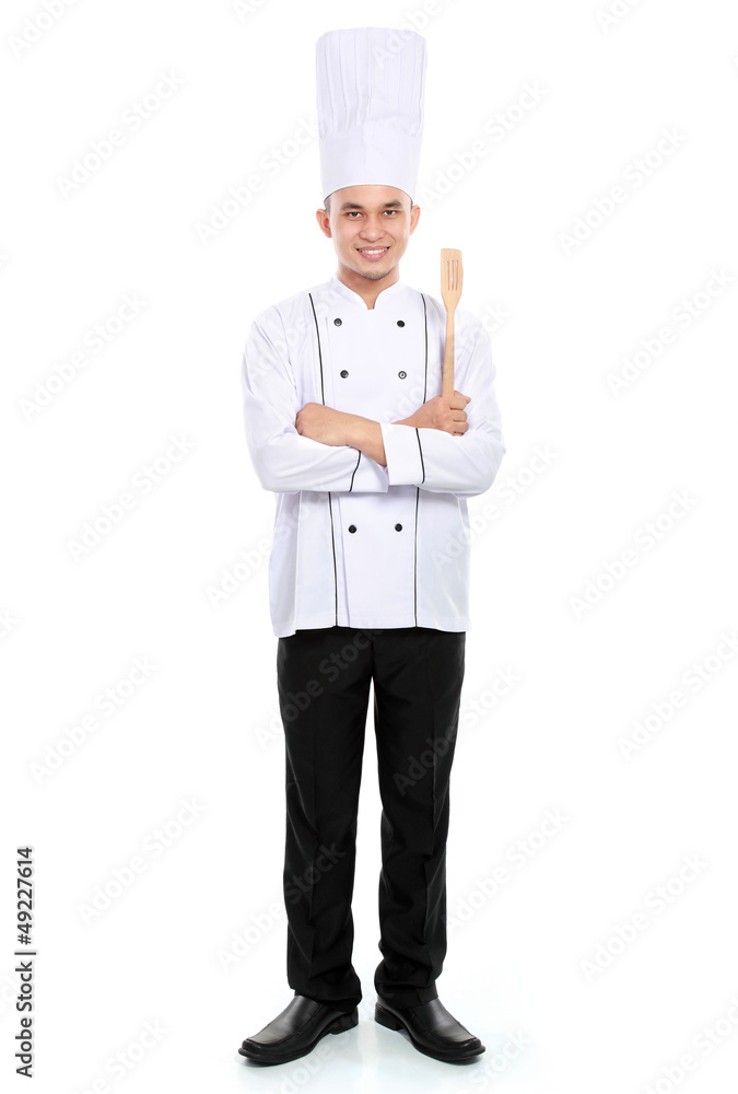 portrait of chef smiling