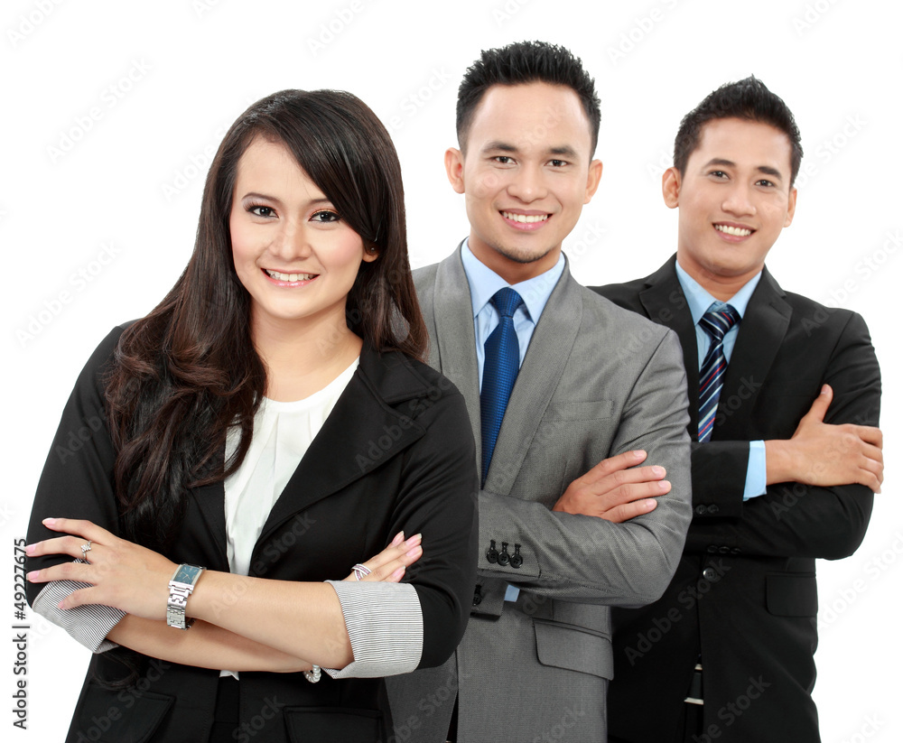portrait of happy team office workers portrait of happy team office workers