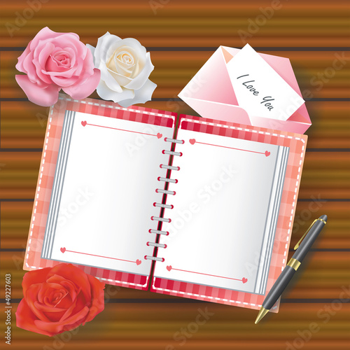 Love diary with no line and other stuffs