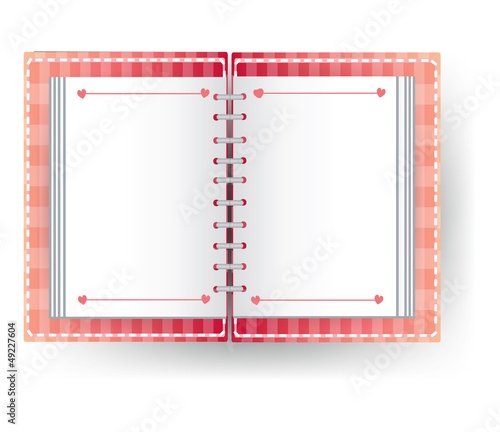Love diary with no line