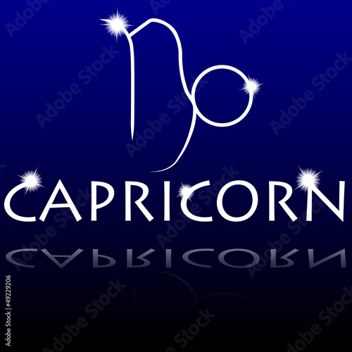 Signs of the zodiac. Capricorn