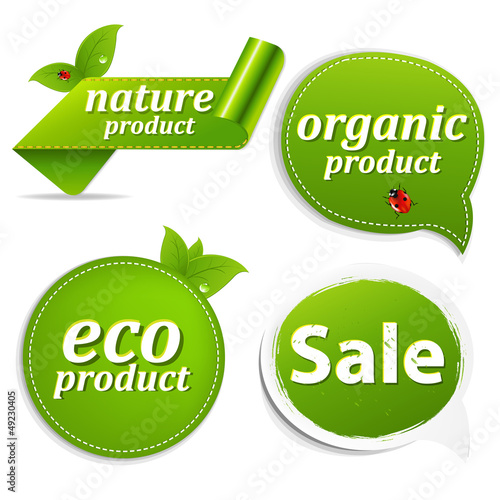 Green Set Eco Tags