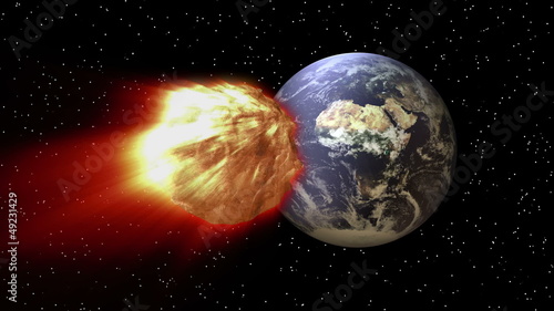 Asteroid - Erde - Kollision