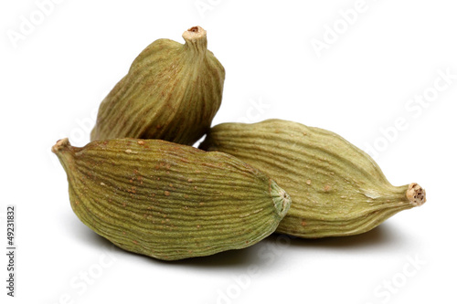 Wallpaper Mural Cardamom seeds on a white background Torontodigital.ca