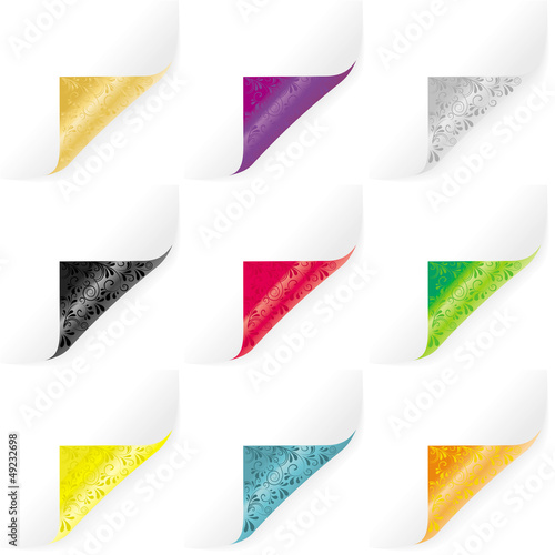 Set von 9 Ecken