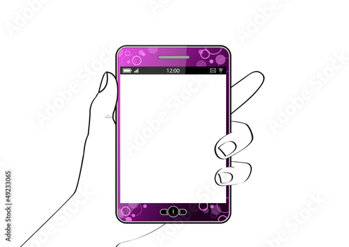 Phablet violet [smartphone et tablette] - Téléphonie