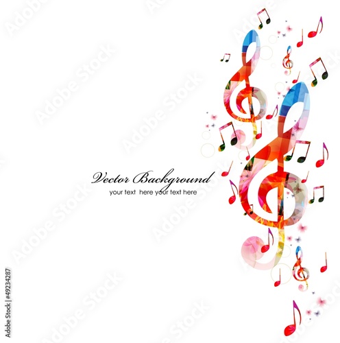 Abstract music background