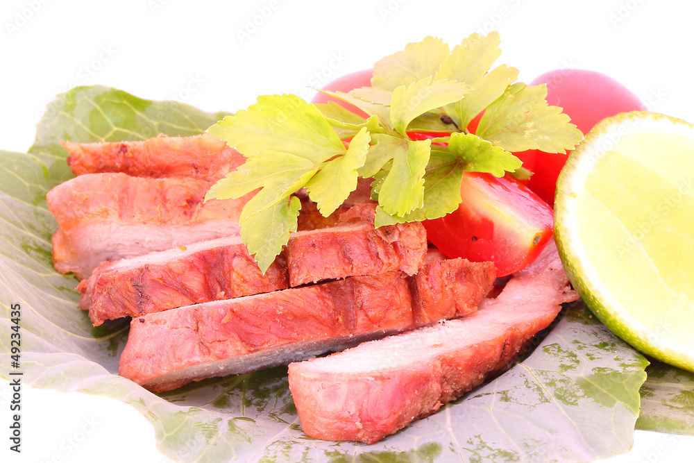 Roasted red pork