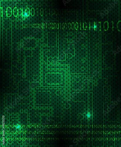 abstract motherboard