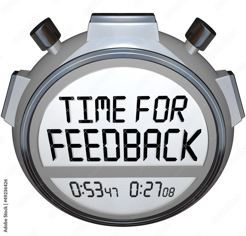 Time for Feedback Words Stopwatch Timer Seeking Comments Time for Feedback Words Stopwatch Timer Seeking Comments