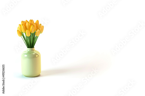 Fototapeta Naklejka Na Ścianę i Meble -  Tulpen in einer Vase