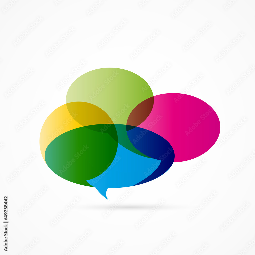 Obraz premium bulle dialogue