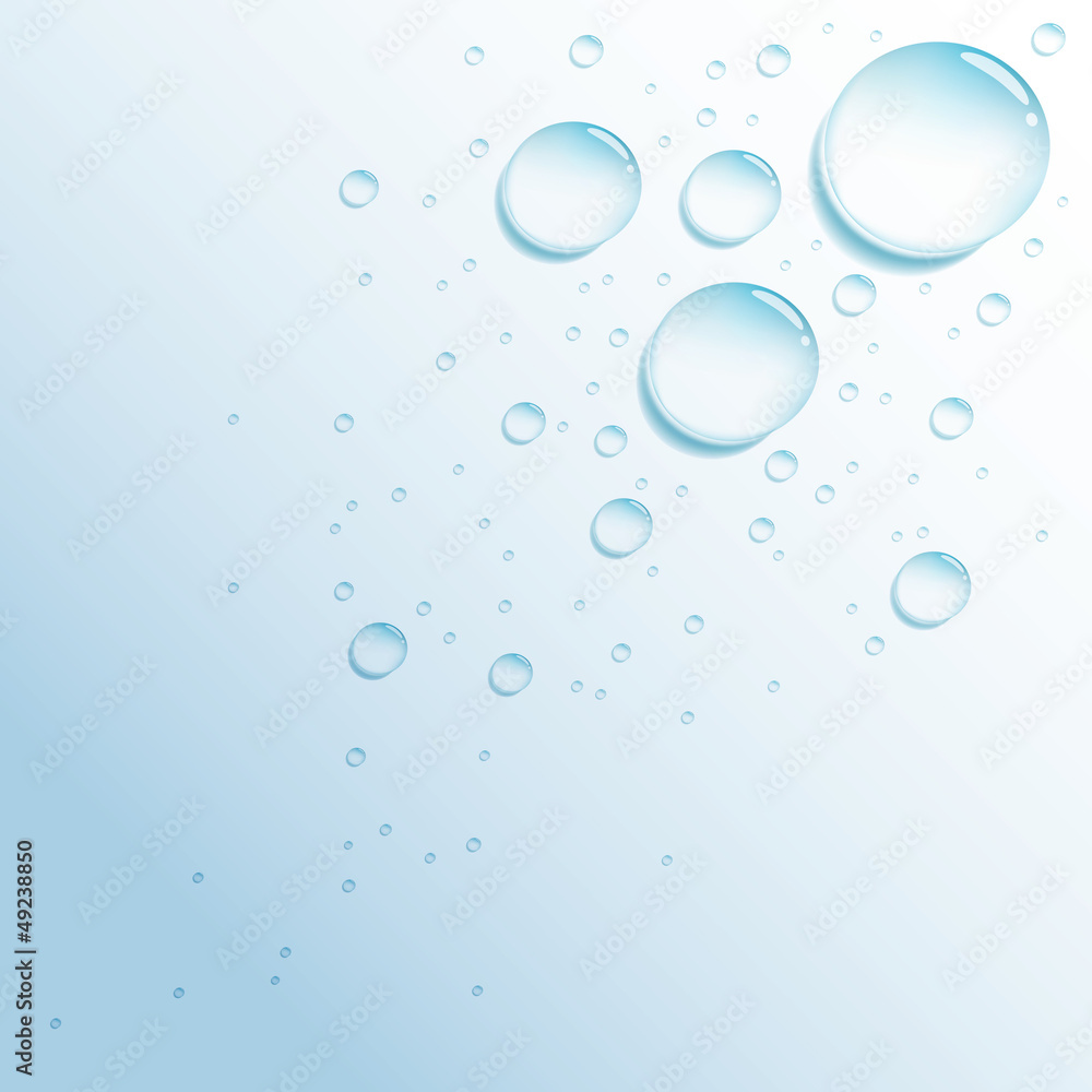 Naklejka premium water droplets