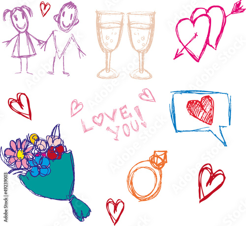 Valentine icons